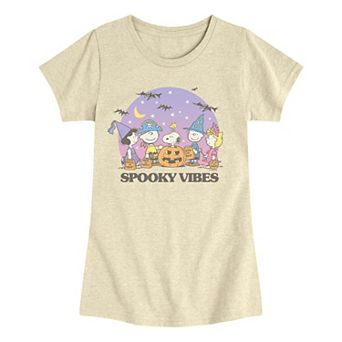 Girls 7-16 Peanuts Spooky Vibes Graphic Tee