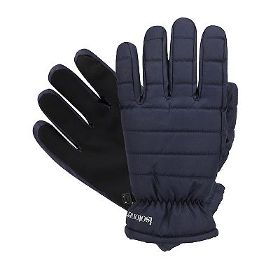Men's isotoner Insulated Touchscreen Quilted Gloves