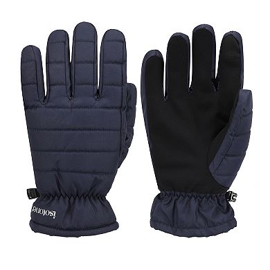 Men's isotoner Insulated Touchscreen Quilted Gloves