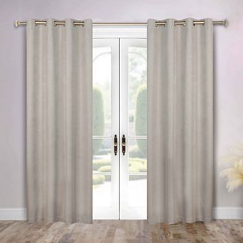 SUPERIOR Blackout Solid 2 Window Curtain Panels