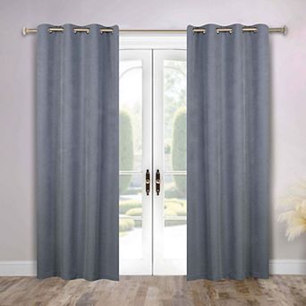 SUPERIOR Blackout Solid 2 Window Curtain Panels
