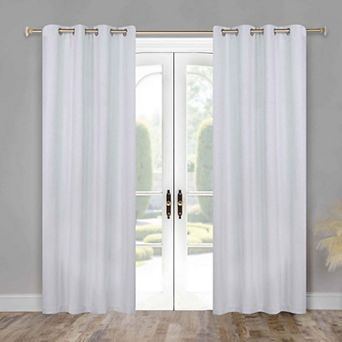 SUPERIOR Blackout Solid 2 Window Curtain Panels