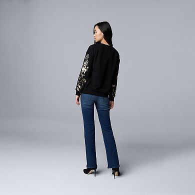 Women's Simply Vera Vera Wang Lunar New Year Graphic Sweatshirt