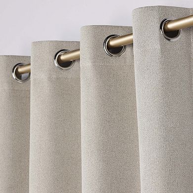 SUPERIOR Nyan 100% Blackout Set of 2 Window Curtain Panels