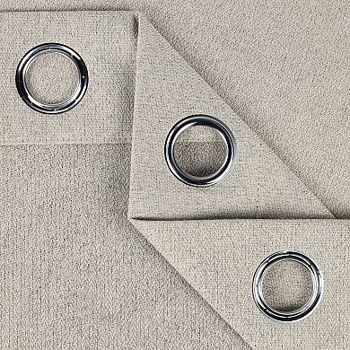 SUPERIOR Nyan 100% Blackout Set of 2 Window Curtain Panels