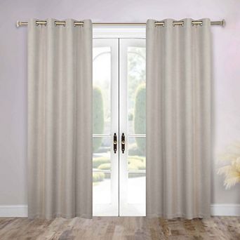 SUPERIOR Nyan 100% Blackout Set of 2 Window Curtain Panels