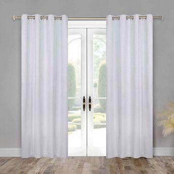 SUPERIOR Nyan 100% Blackout Set of 2 Window Curtain Panels