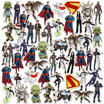 DC Comics Superman 2025 Character Sticker 50-Pack