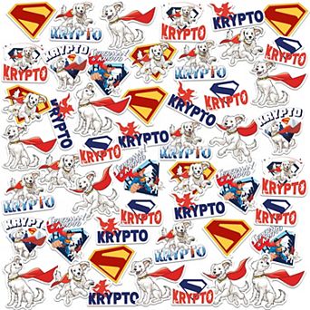 DC Comics Superman Krypto Sticker 50-Pack
