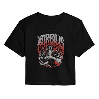 Juniors' Marvel Morbius Cropped Tee