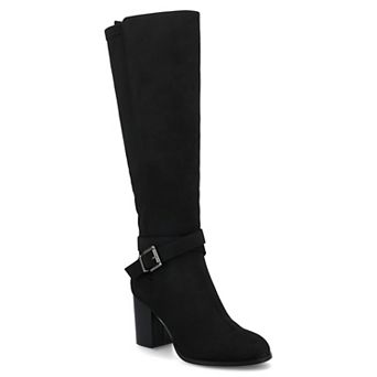 Journee Avalonn Women's Knee-High Dress Boots in Regular, Wide & Extra Wide Calf