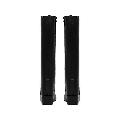 Clarks Iridessa Glow Women's Leather Knee-High Boots