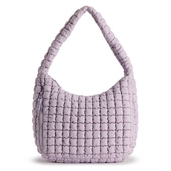 FLX Square Quilted Hobo Shoulder Bag