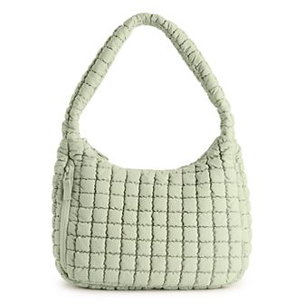 FLX Quilted Hobo Shoulder Bag