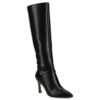 Journee Elara Women's Knee-High Dress Boots in Regular & Wide Calf