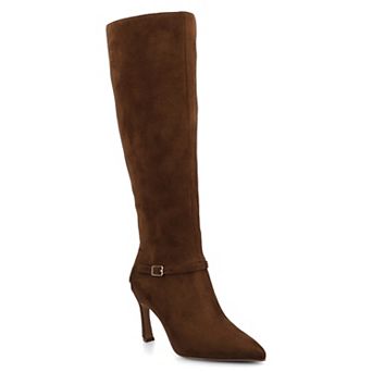 Journee Elara Women's Knee-High Dress Boots in Regular & Wide Calf