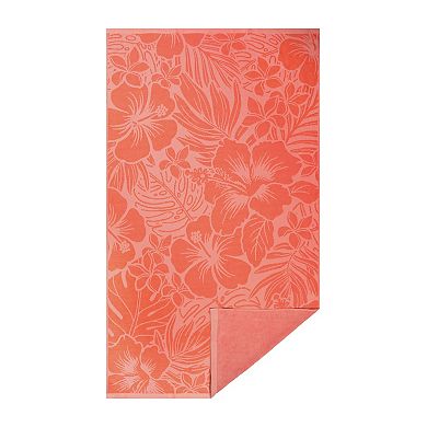 The Big One® Sand Resistant Hibiscus Oversized Beach Towel