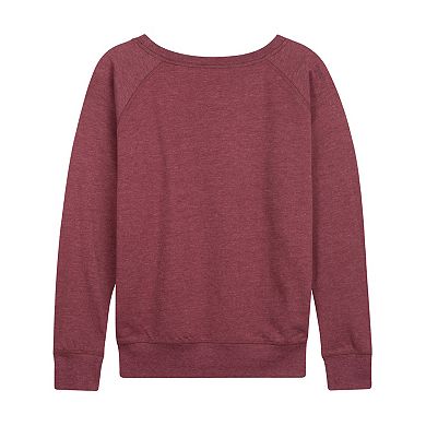 Disney's Mickey Mouse Women's Spider Web French Terry Long Sleeve Tee