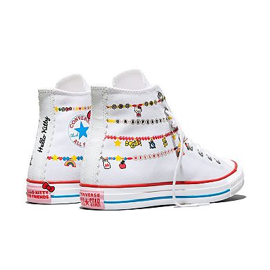 Converse Chuck Taylor All Star Hello Kitty Adult Lace-Up High-Top Sneakers