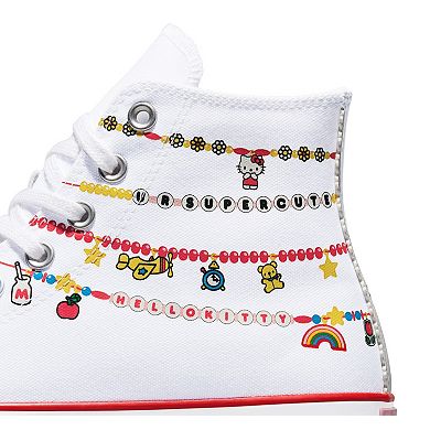 Converse Chuck Taylor All Star Hello Kitty Adult Lace-Up High-Top Sneakers