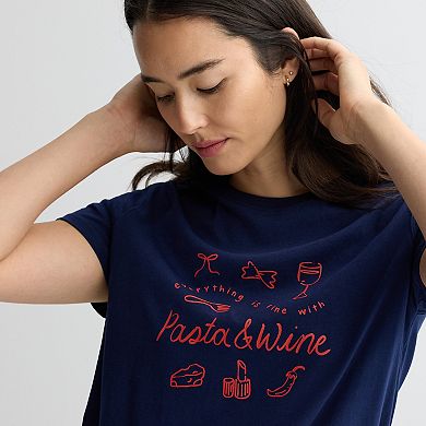 Women's Sonoma Goods For Life® Cotton Graphic Tee