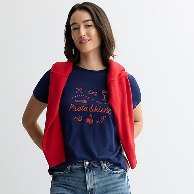 Women's Sonoma Goods For Life® Cotton Graphic Tee