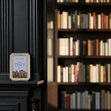 Discover Europe Textured 4" x 6" Beltrami Frame Table Decor