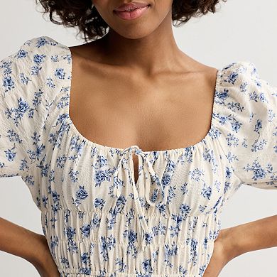 Juniors' Liberty Love 3/4 Sleeve Skater Dress