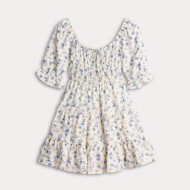 Juniors' Liberty Love 3/4 Sleeve Skater Dress