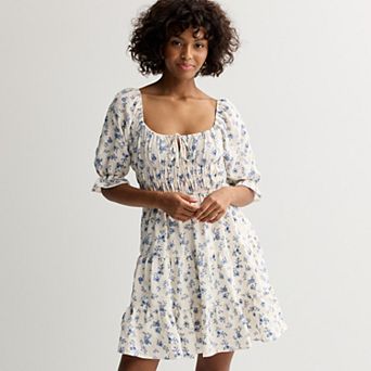 Juniors' Liberty Love 3/4 Sleeve Skater Dress