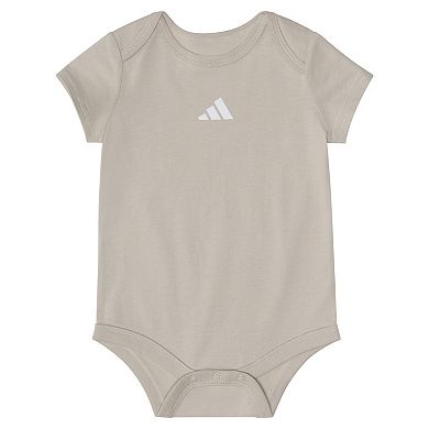 Baby Boy adidas 2-Piece Short Sleeve Bodysuit & French Terry Short Set