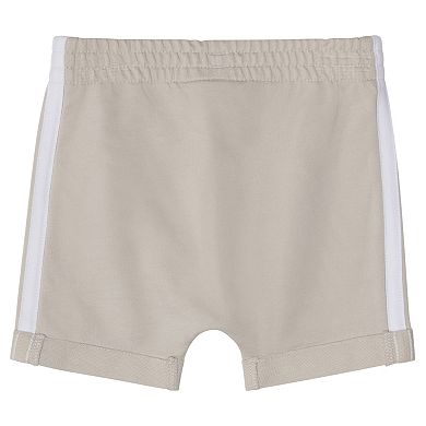 Baby Boy adidas 2-Piece Short Sleeve Bodysuit & French Terry Short Set