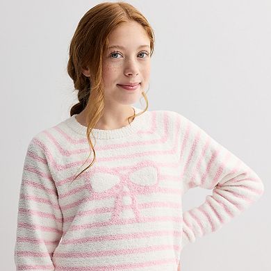 Girls 4-20 Mini Society 2-pc. Teddy Long Sleeve Top & Cozy Bottoms Icon Set