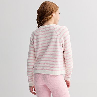 Girls 4-20 Mini Society 2-pc. Teddy Long Sleeve Top & Cozy Bottoms Icon Set