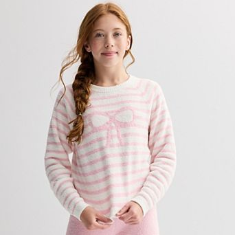 Girls 4-20 Mini Society 2 pc Teddy Long Sleeve Top & Cozy Bottoms Icon Set