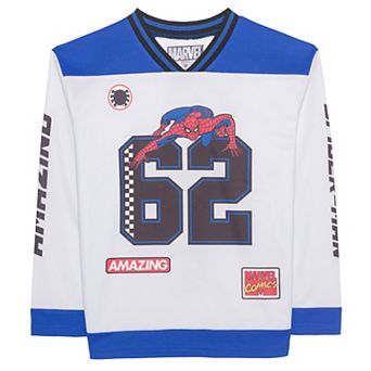 Boys 8-20 Marvel Spider-Man 62 Graphic Long Sleeve Jersey Tee