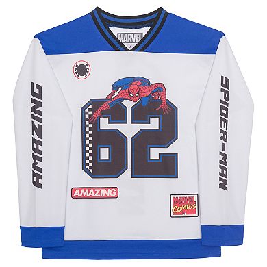 Boys 8-20 Marvel Spider-Man 62 Graphic Long Sleeve Jersey Tee