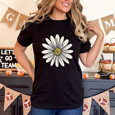 Simply Sage Market White Daisy Short Sleeve Tee