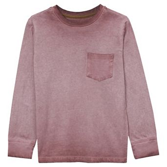Boys 2-20 Lands' End Long Sleeve Washed Pocket Shirt