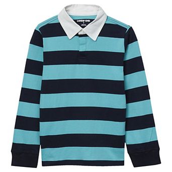 Boys 8-20 Lands' End Long Sleeve Collared Rugby Shirt