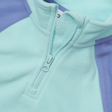 Boys 8-20 Lands' End Fleece Quarter Zip Sweater
