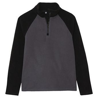 Boys 8-20 Lands' End Fleece Quarter Zip Sweater