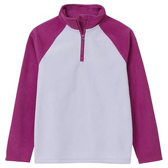 Boys 8-20 Lands' End Fleece Quarter Zip Sweater