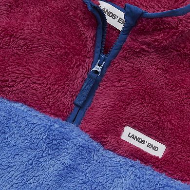 Boys 8-20 Lands' End Heritage Fleece Quarter Zip Pullover Sweater