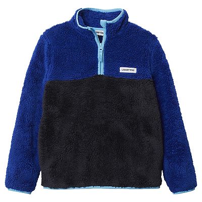 Boys 8-20 Lands' End Heritage Fleece Quarter Zip Pullover Sweater