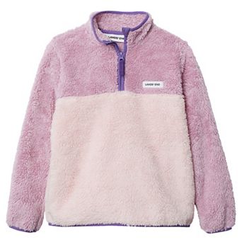 Boys 8-20 Lands' End Heritage Fleece Quarter Zip Pullover Sweater