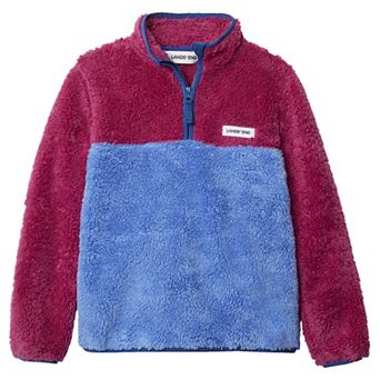 Boys 8-20 Lands' End Heritage Fleece Quarter Zip Pullover Sweater