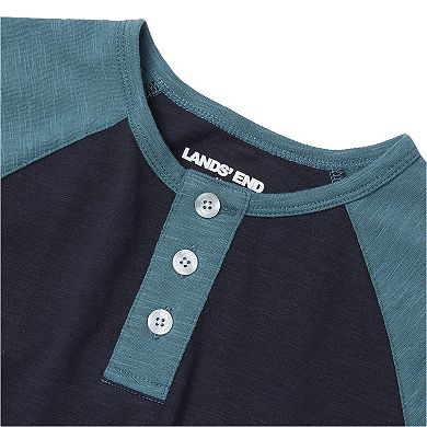 Boys 2-20 Lands' End Short Sleeve Henley Tee
