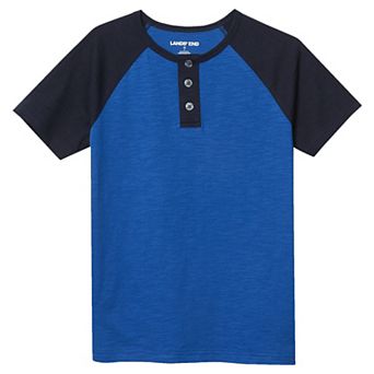 Boys 2-20 Lands' End Short Sleeve Henley Tee