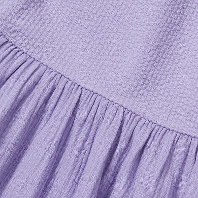 Girls 2-16 Lands' End Long Sleeve Ribbed Dress